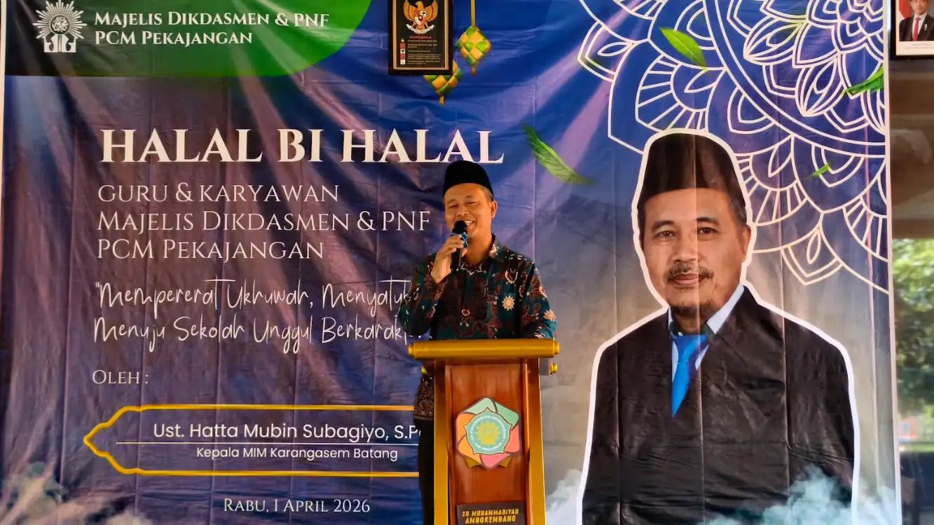 Halal Bihalal Majelis Dikdasmen & PNF PCM Pekajangan Pererat Ukhuwah dan Sinergi Menuju Sekolah Unggul