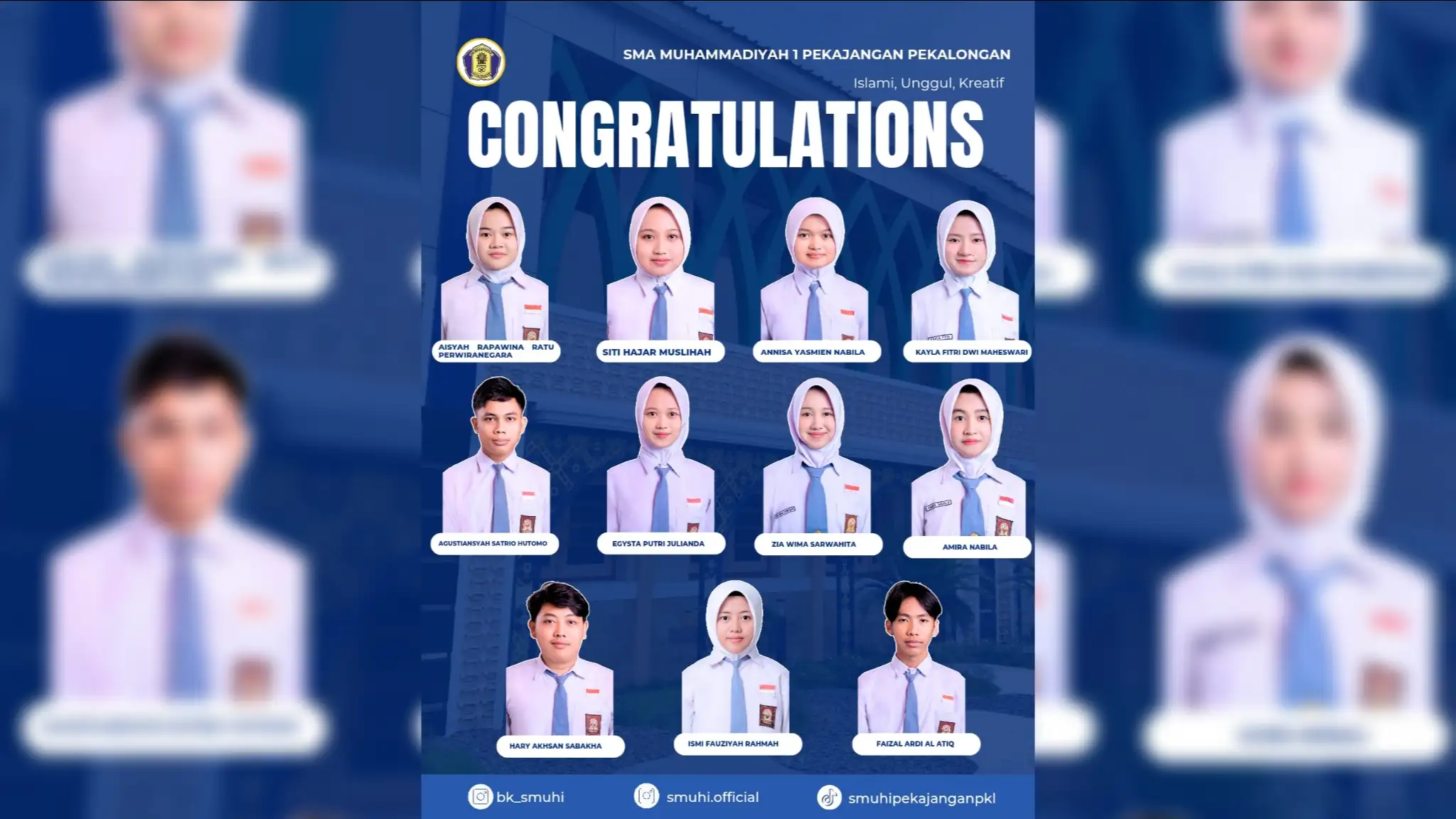 SMUHI Pekajangan Kembali Torehkan Prestasi Gemilang, 11 SiswaLolos SNBP 2026 ke PTN Terkemuka